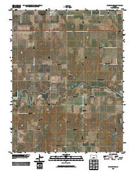 Dorrance SW Kansas Historical topographic map, 1:24000 scale, 7.5 X 7.5 Minute, Year 2009
