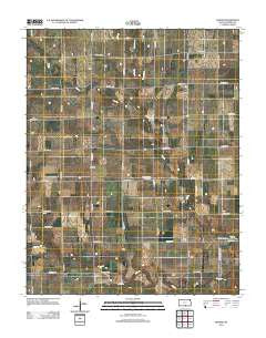 Doster Kansas Historical topographic map, 1:24000 scale, 7.5 X 7.5 Minute, Year 2012