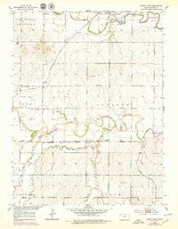 Downs South Kansas Historical topographic map, 1:24000 scale, 7.5 X 7.5 Minute, Year 1953