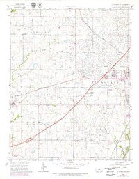 El Dorado SW Kansas Historical topographic map, 1:24000 scale, 7.5 X 7.5 Minute, Year 1961