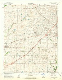 El Dorado SW Kansas Historical topographic map, 1:24000 scale, 7.5 X 7.5 Minute, Year 1961