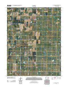 El Dorado NW Kansas Historical topographic map, 1:24000 scale, 7.5 X 7.5 Minute, Year 2012