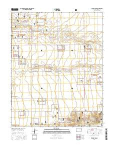 Elkhart NW Kansas Current topographic map, 1:24000 scale, 7.5 X 7.5 Minute, Year 2015