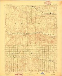 Ellis Kansas Historical topographic map, 1:125000 scale, 30 X 30 Minute, Year 1893