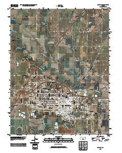 Emporia Kansas Historical topographic map, 1:24000 scale, 7.5 X 7.5 Minute, Year 2009