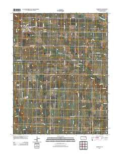 Eskridge Kansas Historical topographic map, 1:24000 scale, 7.5 X 7.5 Minute, Year 2012