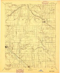 Eskridge Kansas Historical topographic map, 1:125000 scale, 30 X 30 Minute, Year 1894