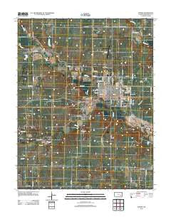 Eureka Kansas Historical topographic map, 1:24000 scale, 7.5 X 7.5 Minute, Year 2012