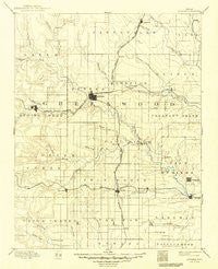 Eureka Kansas Historical topographic map, 1:125000 scale, 30 X 30 Minute, Year 1894