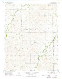Falun Kansas Historical topographic map, 1:24000 scale, 7.5 X 7.5 Minute, Year 1955