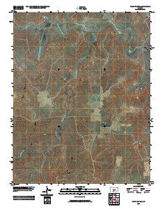Fancy Canyon Kansas Historical topographic map, 1:24000 scale, 7.5 X 7.5 Minute, Year 2009