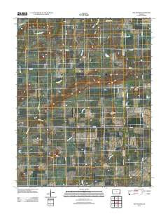 Five Mounds Kansas Historical topographic map, 1:24000 scale, 7.5 X 7.5 Minute, Year 2012
