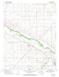 Ford Kansas Historical topographic map, 1:24000 scale, 7.5 X 7.5 Minute, Year 1969
