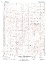 Fort Dodge SW Kansas Historical topographic map, 1:24000 scale, 7.5 X 7.5 Minute, Year 1969
