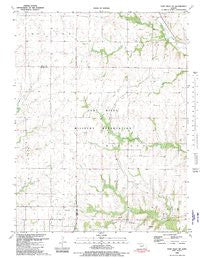 Fort Riley NE Kansas Historical topographic map, 1:24000 scale, 7.5 X 7.5 Minute, Year 1982