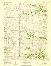 Fort Riley NE Kansas Historical topographic map, 1:24000 scale, 7.5 X 7.5 Minute, Year 1955