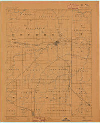 Fort Scott Kansas Historical topographic map, 1:125000 scale, 30 X 30 Minute, Year 1893