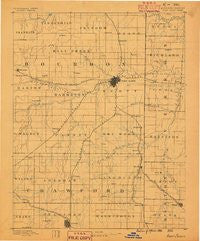 Fort Scott Kansas Historical topographic map, 1:125000 scale, 30 X 30 Minute, Year 1886