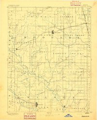 Fredonia Kansas Historical topographic map, 1:125000 scale, 30 X 30 Minute, Year 1894