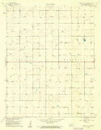 Garden City 3 SW Kansas Historical topographic map, 1:24000 scale, 7.5 X 7.5 Minute, Year 1960