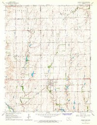 Garden Plain Kansas Historical topographic map, 1:24000 scale, 7.5 X 7.5 Minute, Year 1965