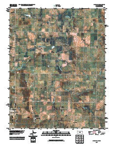Garland Kansas Historical topographic map, 1:24000 scale, 7.5 X 7.5 Minute, Year 2009
