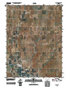 Gaylord Kansas Historical topographic map, 1:24000 scale, 7.5 X 7.5 Minute, Year 2009