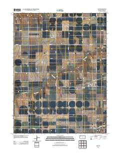 Gem Kansas Historical topographic map, 1:24000 scale, 7.5 X 7.5 Minute, Year 2012