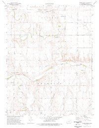 Gibson Creek Kansas Historical topographic map, 1:24000 scale, 7.5 X 7.5 Minute, Year 1974