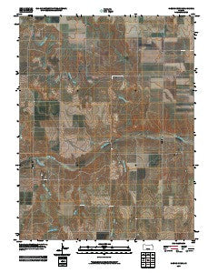 Gibson Creek Kansas Historical topographic map, 1:24000 scale, 7.5 X 7.5 Minute, Year 2009