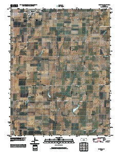 Goessel Kansas Historical topographic map, 1:24000 scale, 7.5 X 7.5 Minute, Year 2010