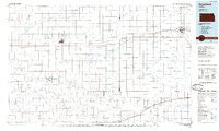 Goodland Kansas Historical topographic map, 1:100000 scale, 30 X 60 Minute, Year 1985