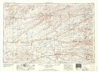 Goodland Kansas Historical topographic map, 1:250000 scale, 1 X 2 Degree, Year 1957