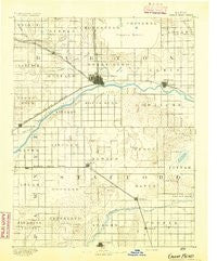 Great Bend Kansas Historical topographic map, 1:125000 scale, 30 X 30 Minute, Year 1893