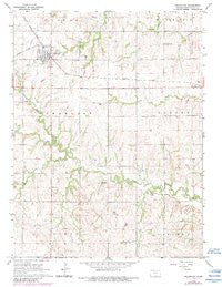 Greenleaf Kansas Historical topographic map, 1:24000 scale, 7.5 X 7.5 Minute, Year 1968