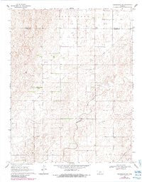 Greensburg NW Kansas Historical topographic map, 1:24000 scale, 7.5 X 7.5 Minute, Year 1969