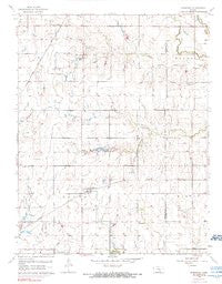 Greenwich Kansas Historical topographic map, 1:24000 scale, 7.5 X 7.5 Minute, Year 1960