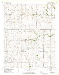 Greenwich Kansas Historical topographic map, 1:24000 scale, 7.5 X 7.5 Minute, Year 1960