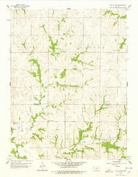 Half Mound Kansas Historical topographic map, 1:24000 scale, 7.5 X 7.5 Minute, Year 1959