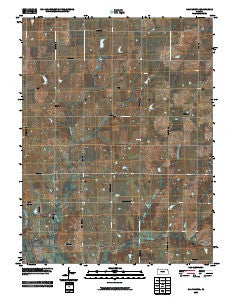 Half Mound Kansas Historical topographic map, 1:24000 scale, 7.5 X 7.5 Minute, Year 2009