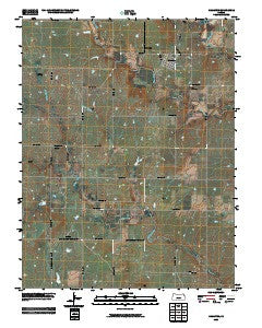 Hamilton Kansas Historical topographic map, 1:24000 scale, 7.5 X 7.5 Minute, Year 2009