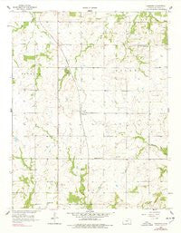 Hammond Kansas Historical topographic map, 1:24000 scale, 7.5 X 7.5 Minute, Year 1958