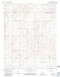 Haviland NE Kansas Historical topographic map, 1:24000 scale, 7.5 X 7.5 Minute, Year 1968