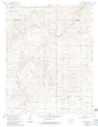 Haviland NW Kansas Historical topographic map, 1:24000 scale, 7.5 X 7.5 Minute, Year 1968