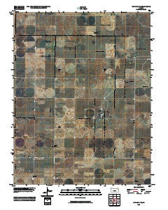 Haviland NE Kansas Historical topographic map, 1:24000 scale, 7.5 X 7.5 Minute, Year 2009