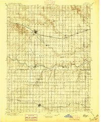 Hays Kansas Historical topographic map, 1:125000 scale, 30 X 30 Minute, Year 1896