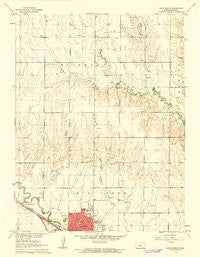 Hays North Kansas Historical topographic map, 1:24000 scale, 7.5 X 7.5 Minute, Year 1961