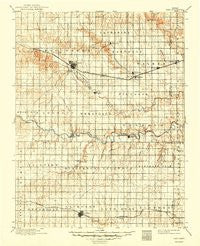 Hays Kansas Historical topographic map, 1:125000 scale, 30 X 30 Minute, Year 1896