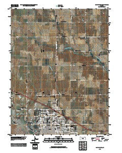 Hays North Kansas Historical topographic map, 1:24000 scale, 7.5 X 7.5 Minute, Year 2010