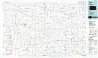 Healy Kansas Historical topographic map, 1:100000 scale, 30 X 60 Minute, Year 1985